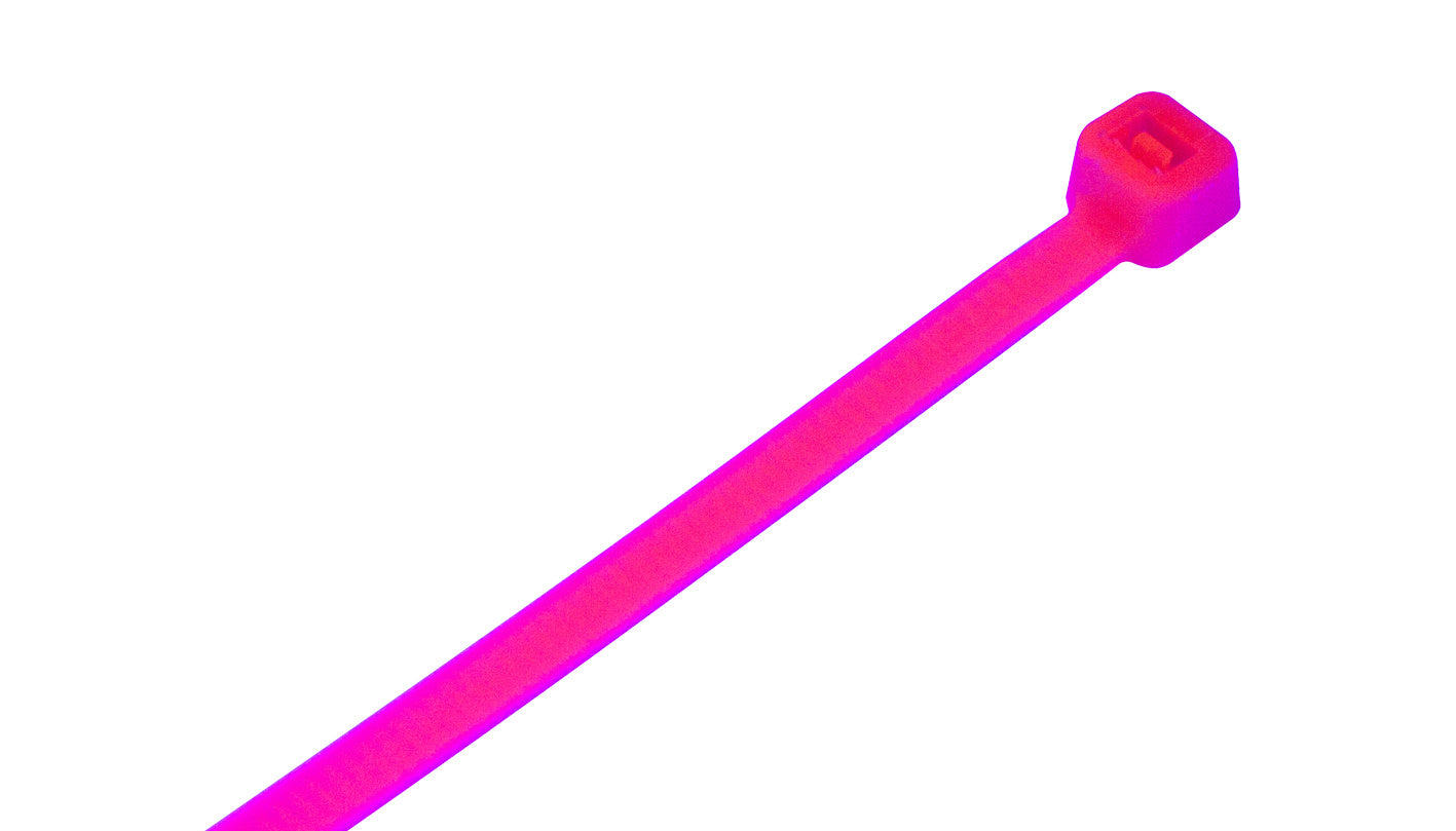 Miniature Nylon Cable Ties 2.5mm - Fluorescent