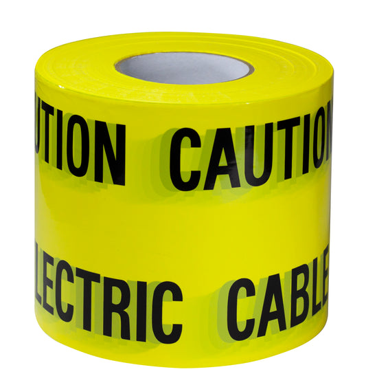 Caution Electric Cable Below Tape