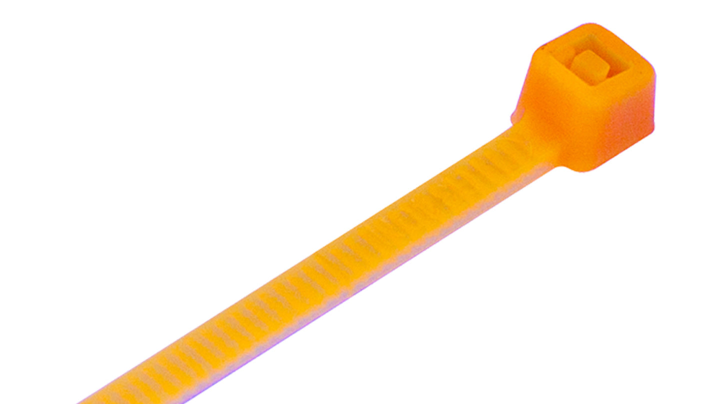 Nylon Cable Ties 7.6mm - Fluorescent