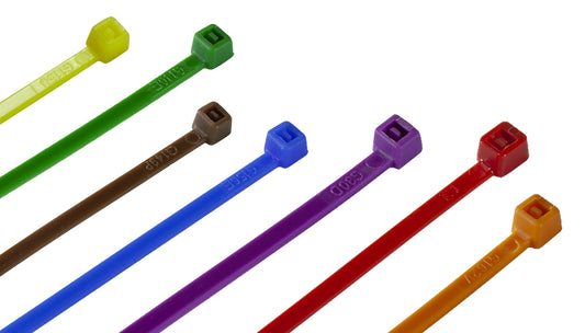 Miniature Nylon Cable Ties 2.5mm - Coloured