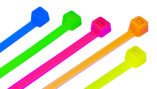 Nylon Cable Ties 4.8mm - Fluorescent