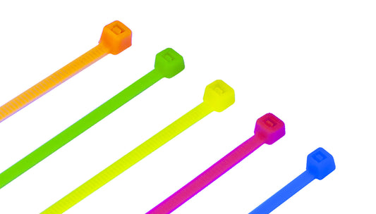 Miniature Nylon Cable Ties 2.5mm - Fluorescent